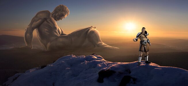Figure sun fantasy picture