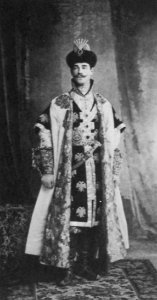 Russischer Photograph - Großfürst Michael Alexandrowitsch bei einem Kostümball (Zeno Fotografie)