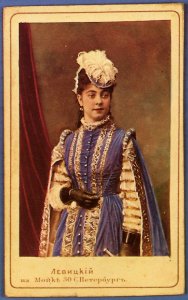 Russischer Photograph - Opernsänger die am Großen Theater von St. Petersburg auftraten (2) (Zeno Fotografie)