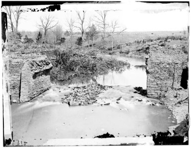 Ruins of Stone Bridge, Bull Run (March 1862)
