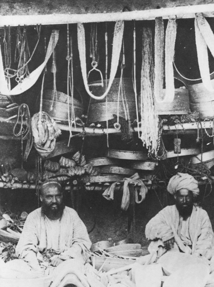 Russischer Photograph - Turkestanische Händler (Zeno Fotografie)