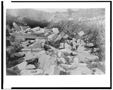 Ruins on ground at Ephesus LCCN94513612