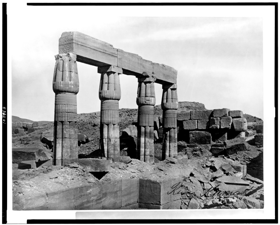 Ruins. Karnak LCCN94514436