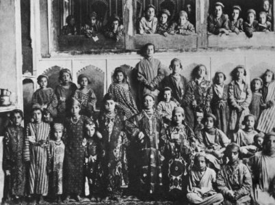 Russischer Photograph um 1887 - Die Synagoge und die jüdische Schule in Buchara (2) (Zeno Fotografie)
