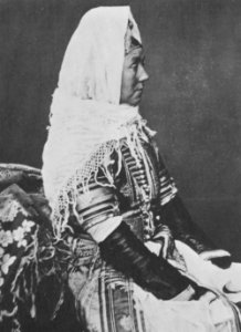 Russischer Photograph um 1890 - Abchasin vom Schwarzen Meer (Zeno Fotografie)