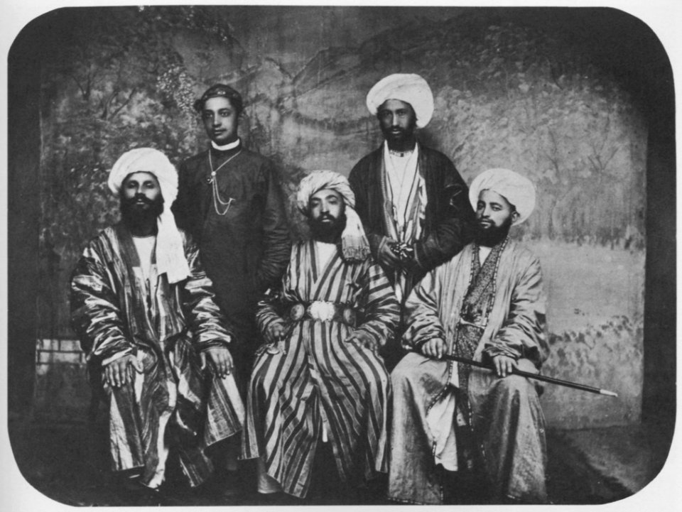 Russischer Photograph um 1890 - Turkmenische Würdenträger in Merw (Zeno Fotografie)