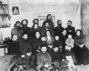 Russischer Photograph um 1895 - Politisch Verfolgte im sibirischen Exil (2) (Zeno Fotografie)