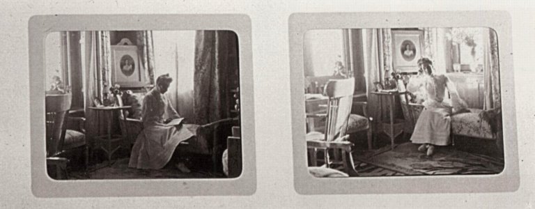 Russischer Photograph um 1900 - Eine Doppelseite aus einem Familienalbum (4) (Zeno Fotografie)