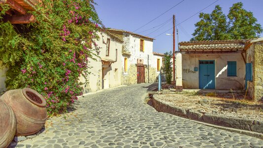 Village street rural