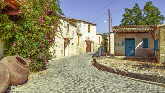 Village street rural photo