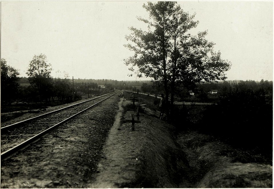 Russengräber an der Bahnstrecke Stryj - Bolechow. (BildID 15433309)