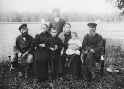 Russischer Photograph um 1900 - Russische Siedler in Sibirien um die Jahrhundertwende (3) (Zeno Fotografie)