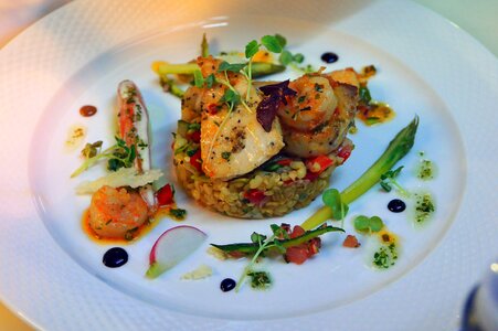 Vegetables dinner gourmet