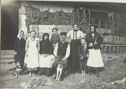 Ruthenische Familie, Umgebung Podwysokie. (BildID 15727887)