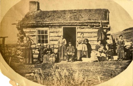Mormon Family (Russell's Polygamy in Low Life) photo