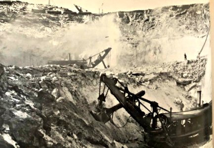 Ruth Neva, steam shovel 1910 photo