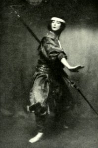 Ruth St. Denis Spear dance Genthe