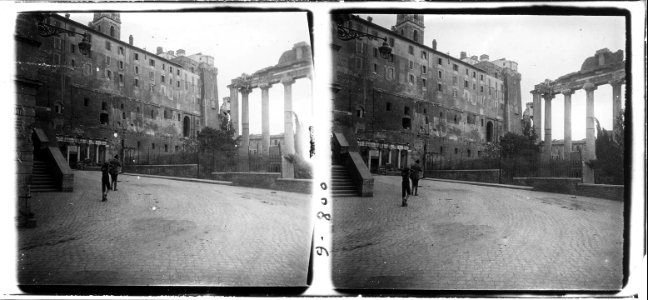 Ruïnes del Fòrum de Roma i vista del capitoli