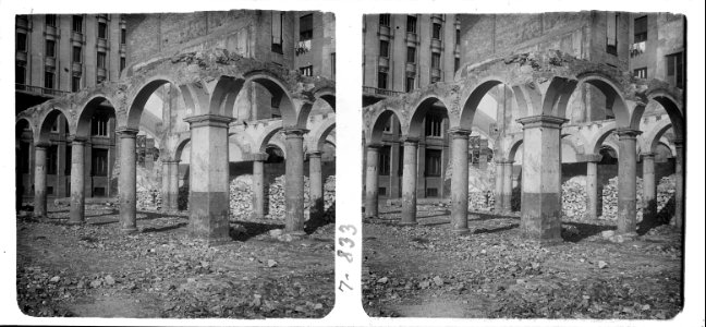 Ruïnes del claustre de Sant Sebastià a Barcelona