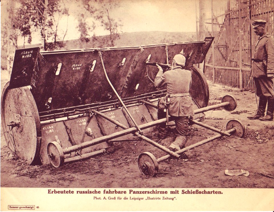 Russischer Panzerschirm