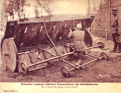 Russischer Panzerschirm