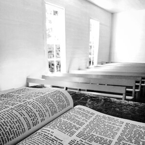 Altar bench church