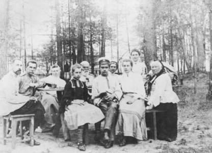 Russischer Photograph - Das gesellschaftliche Leben im russischen Landhaus (1) (Zeno Fotografie)