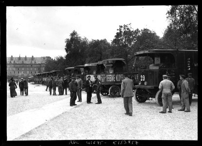 Réquisition camions 1914