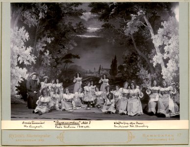 Rymmerskan, Vasateatern 1900. Föreställningsbild - SMV - H13 006