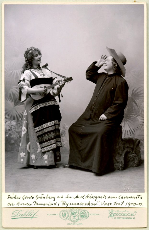 Rymmerskan, Vasateatern 1900. Rollporträtt - SMV - H7 032