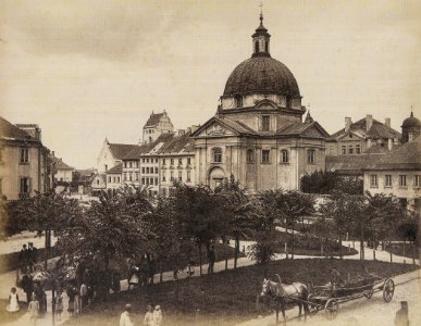 Rynek Nowego Miasta w Warszawie ok. 1885 photo