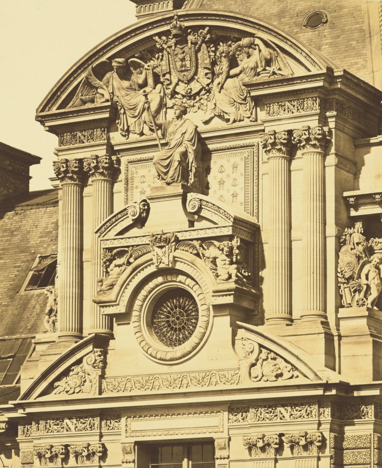 Réunion des Tuileries au Louvre 1852–1857 Getty Museum vol1 10 Attic of the Pavillon de Rohan