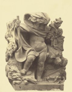Réunion des Tuileries au Louvre 1852–1857 Getty Museum vol1 30 L'Hiver, Sculpture by Georges Clère