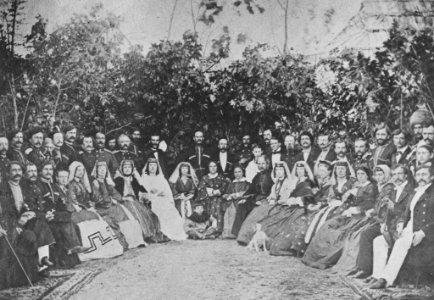 Russischer Photograph um 1865 - Georgische Adelige in Tiflis (Zeno Fotografie)