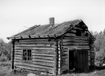 Rökstugbadstuga, Bråtarne, Lekvattnet socken, Värmland - Nordiska museet - NMA.0035818 photo