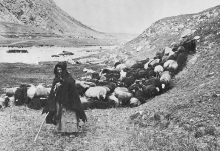 Russischer Photograph um 1890 - Ein Tal im Zentralkaukasus (Zeno Fotografie)