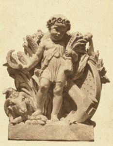 Réunion des Tuileries au Louvre 1852–1857 Getty Museum vol1 24 L'Agriculture, Sculpture by Théodore Gruyère