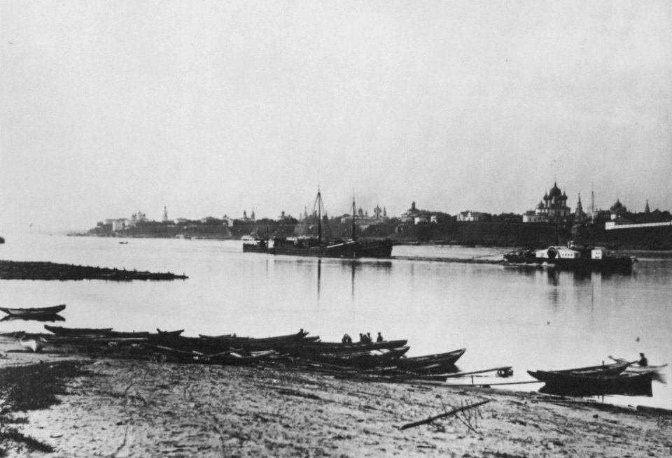 Russischer Photograph um 1900 - Die Wolga bei Jaroslawl und bei Nischnij-Nowgorod (1) (Zeno Fotografie)