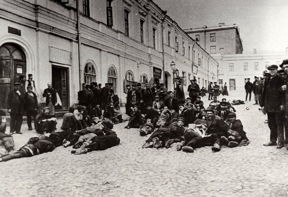 Russischer Photograph um 1904 - Bewohner des Nachtasyls, Moskau (2) (Zeno Fotografie)