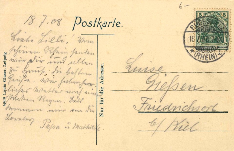 Rüdesheim, Rheinland-Pfalz - Loreleyfelsen (back) (Zeno Ansichtskarten)
