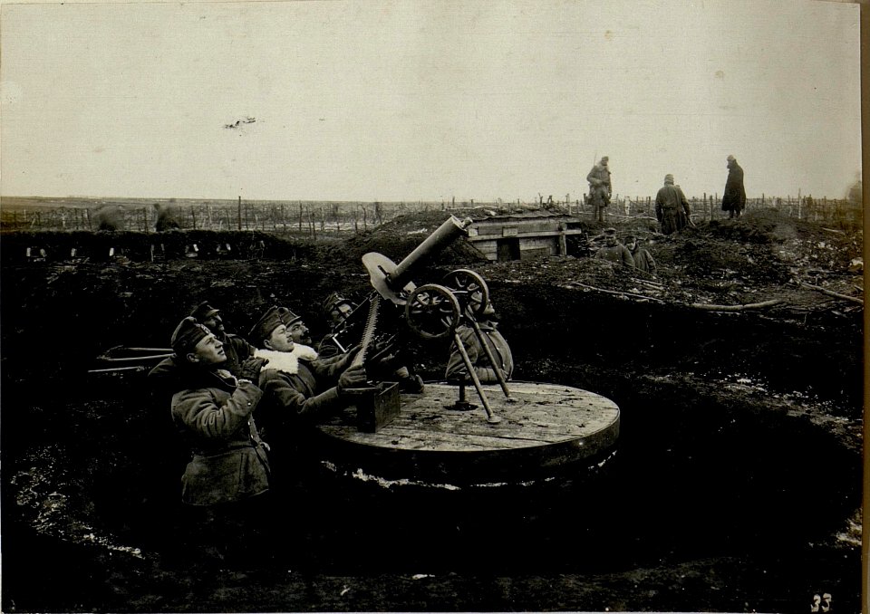 Russisches Maschinengewehr für Fliegerabwehr. (BildID 15521266)