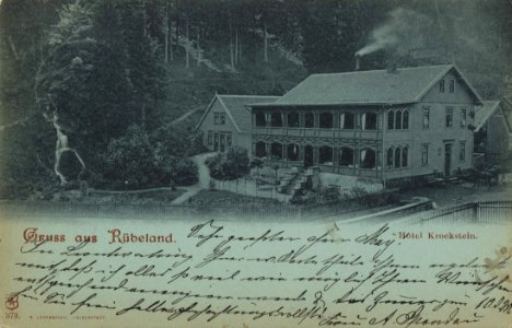 Rübeland (Harz), Sachsen-Anhalt - Hotel Krockstein (Zeno Ansichtskarten)
