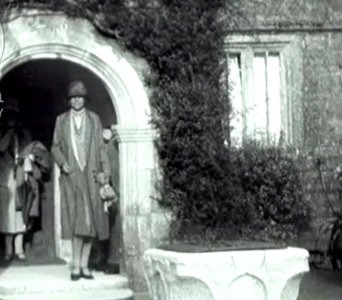 Ruth Cavendish Bentnck at Mortons House in 1920s