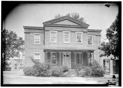 S. D. Lee House FRONT (WEST ELEVATION)