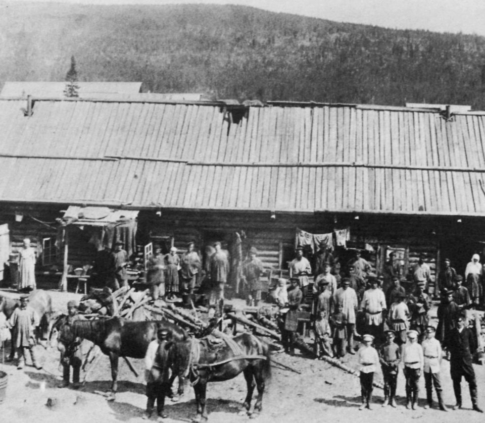 Russischer Photograph um 1867 - Goldförderstätten im Ural (2) (Zeno Fotografie)