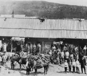 Russischer Photograph um 1867 - Goldförderstätten im Ural (2) (Zeno Fotografie)