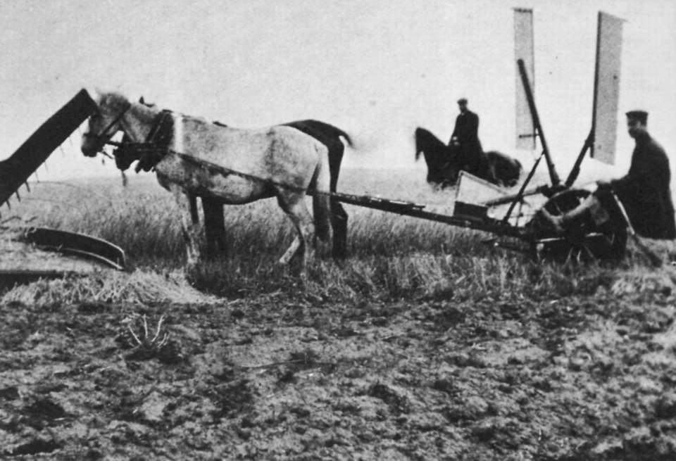 Russischer Photograph um 1890 - Dreschen und Heumachen (4) (Zeno Fotografie)