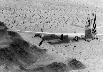 S-2E Tracker of VS-37 in flight in June 1970