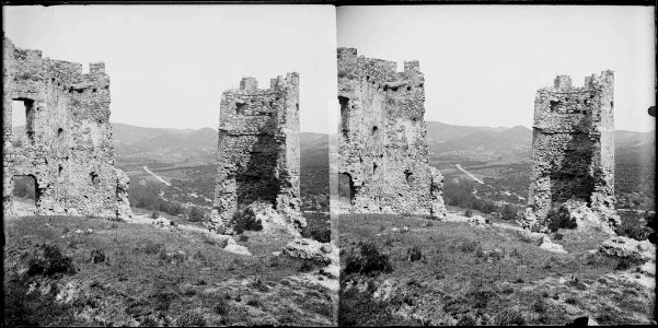 Ruïnes del castell de la Roca del Vallès (AFCEC BORDAS D 3949)