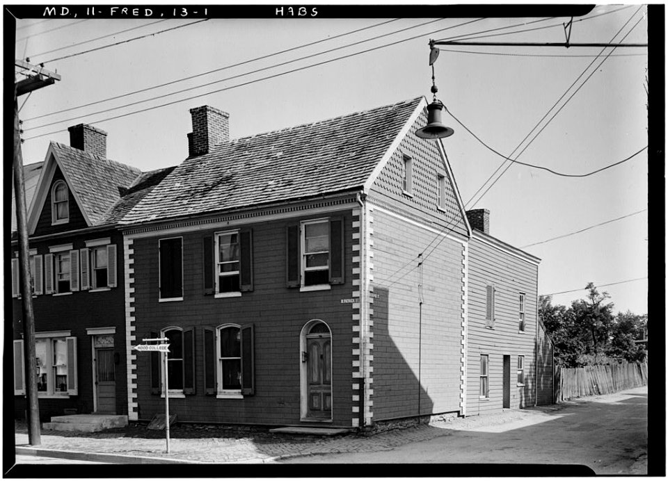 Rusticated Wooden House, West Patrick Street, Frederick 081642pv